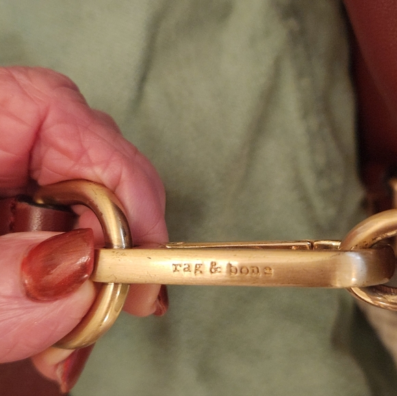 Rag & Bone Stylish Brown Leather One Strap Backpack Bag - Picture 15 of 16